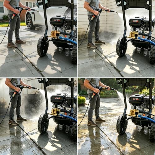 TOOLCY Pressure Washer Pump 3/4" Shaft, 2600-3600 PSI, 2.6 GPM - Image 7