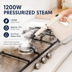 Handheld Steam Cleaner, Fast Heat Steam Cleaner, Adjustable Steam, 450mL Large Water Tank, Pressurized Portable Steamer for Cleaning Home, Kitchen, Car, Bathroom, Tile, Furniture, Multi-Surface - Image 3