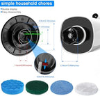 Electric Spin Scrubber Replacement Brush Heads Set, 8 Pieces, Multiple Brushes for Bathroom,Kitchen,Glass, Leather, Car Cleaning - Image 3