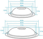 AMI PARTS 5304430149 and 5304430150 Porcelain Burner Drip Pan Bowls - Image 5