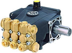 Annovi Reverberi RCA25G25N Solid Shaft N Version Replacement Commercial Pump. 2500 PSI, 2.5 GPM, 170 Bar, 1750 RPM, 24mm Solid Shaft, Forged Brass Head, Aluminum Connection Rods, Triplex Plunger Pump by AR+Annovi+Reverberi