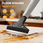 Luvenia Heavy Duty 4-Inch Razor Blade Floor Scraper, 62-Inch Long Handle - Image 2
