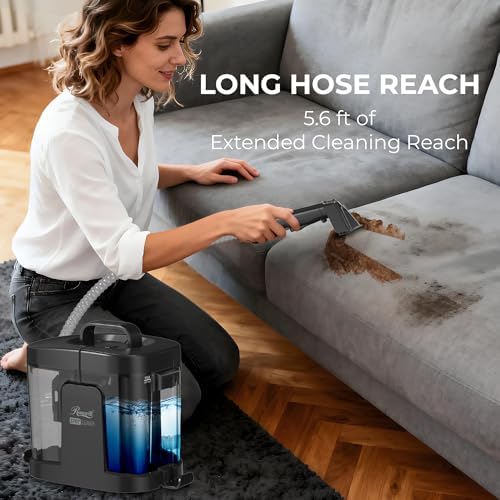 Rosewill Multi-Purpose Portable Carpet and Upholstery Cleaner, Powerful Suction 17 KPa Spot Cleaner, 550W Motor, Car and Auto Detailer, Stain/Spot Remover; Versatile Use: Carpet, Sofa, Pet Hair - Image 2