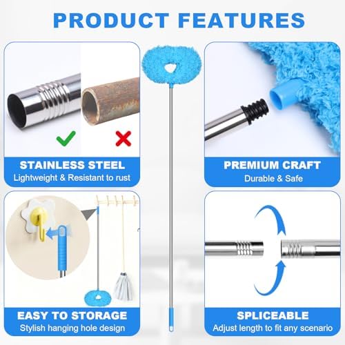 Storystore Ceiling Fan Cleaner Duster, Adjustable Microfiber Duster - Image 5