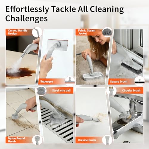 Steam Cleaner for Home,Portable Handheld Steamer for Cleaning,15s Heat-Up - Image 3