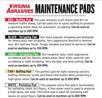 White Floor Maintenance Pads, High-Gloss Buffing & Polishing, 20" - 5 Pack - Image 6