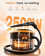 Steam Cleaner for Home & Car – Handheld Steamer for Cleaning with 2500W High Temperature, 3 Modes, 12 Accessories & 1.8L Large Tank, Portable Steam Cleaner for Couch, Grease, Kitchen, Bathroom, Car - Image 2