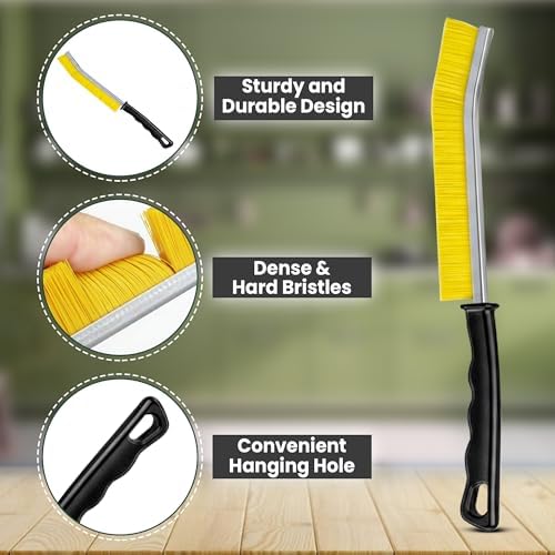 Crevice Cleaning Brush Set 6Pcs Hard Bristle Tools for Narrow Spaces - Image 4