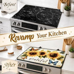Stove Top Cover,28.5"L x 20.24"W,Heat Resistant Cooktop Protector Mat - Image 4