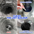 Holikme 42FT Dryer Vent Cleaner Kit 50Pcs - Lint Remover Brush Vacuum Tools - Image 5