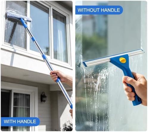 SetSail Window Cleaning Kit with Bucket 3 Gallon for Home Outdoor, Blue - Image 3