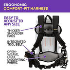 ProTeam Vacuum Backpack, ProVac FS 6 Commercial Backpack Vacuum Cleaner with HEPA Media Filtration and Small Business Kit, 6 Quart, Corded - Image 4