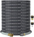 3/8" 4800PSI Pressure Washer Hose 100FT with 360° Swivel Quick Connect, Flexible & Kink Resistant Steel Wire Braided & Durable for Hot/Cold Water, High Power Washer Hose With M22 14mm Adapter by Unknown