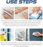Magnetic Window Cleaner,Automotive Windshield Wiper Tools,Car Accessories Universal Double Sided Magnetic Window Cleaner with Anti-Falling Rope,Automotive Tool,Suitable for Most Cars,Sedans - Image 5