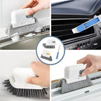 15 Pcs Window Groove Cleaning Brush Tool, Door Window Track Cleaner Groove Gap Cleaning Tools Crevice Cleaning Brush Gap Scrub Brush for Shutter Sliding Door Keyboard Tile Lines Sill Car Vents - Image 7