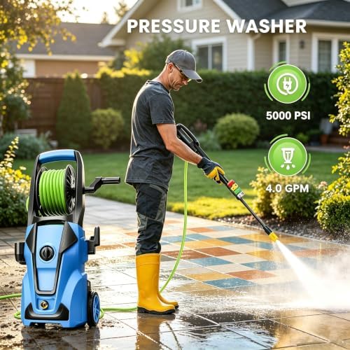 Electric Pressure Washer 5000PSI Power Washer with Pressure Control - Image 2
