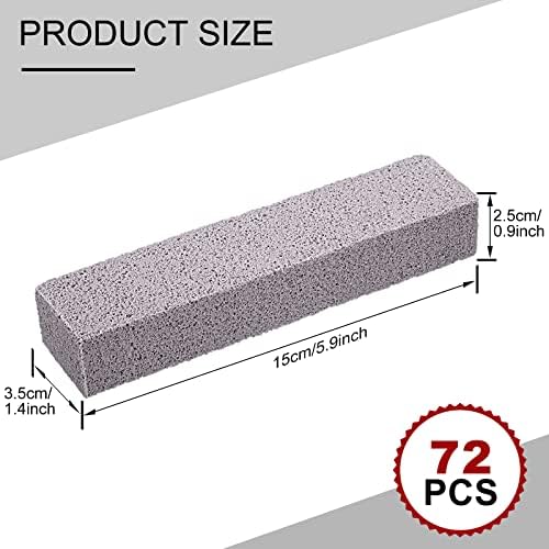 Chinco 72 Pcs Pumice Stick for Cleaning, Pumice Stone Stove Oven Toilet - Image 2