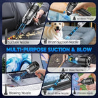 KMM Handheld Car Vacuum Cleaner, 10000PA Hand Held Vacuum & Air Duster - Image 4