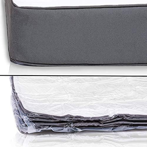 Mattress Vacuum Bag for Moving, Vacuum Seal Mattress Bag for Memory Foam or Inner Spring Mattresses, Compression and Storage for Returns, Leakproof Valve and Double Zip Seal (Cal-King) - Image 2