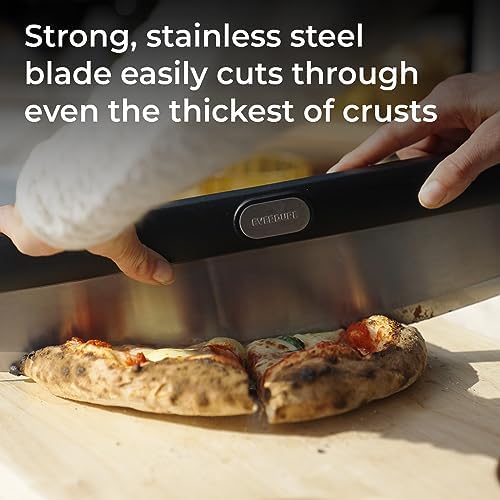 Everdure Pizza Rocker - Powerful One-Cut Stainless Steel Blade, Durable and Comfortable Grip, Dishwasher Safe – Ideal Pizza Cutter for Pizza Lovers, Chefs, Cooks, Bakers - Image 4