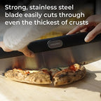 Everdure Pizza Rocker - Powerful One-Cut Stainless Steel Blade, Durable and Comfortable Grip, Dishwasher Safe – Ideal Pizza Cutter for Pizza Lovers, Chefs, Cooks, Bakers - Image 4