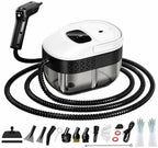 Portable Steam Cleaner for Home and Car, 15s Heat-Up, 15Pcs Accessories by Primiorix