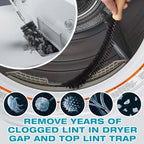 Sealegend 58-Pieces 40-Feet Dryer Vent Cleaner Kit, Dryer Cleaning Tools - Image 6