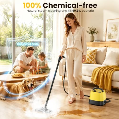 UML0 Steam Cleaner for Home, 294°F 65 PSI Steam Mop with 52oz Tank, G3 - Image 2
