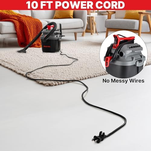 Shop-Vac 5430095 2.5 Gallon 2.0 Peak HP Wet/Dry Vac with Blower - Image 5