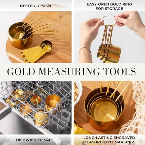 Styled Settings Black and Gold Kitchen Utensils Set, 15-Piece - Image 5