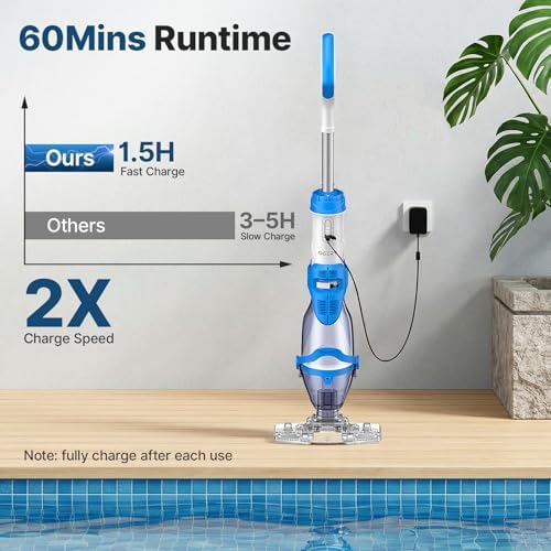 OGERY Pool Vacuum for Above Ground Pool, 18.5GPM & 50KPA Powerful Suction - Image 4