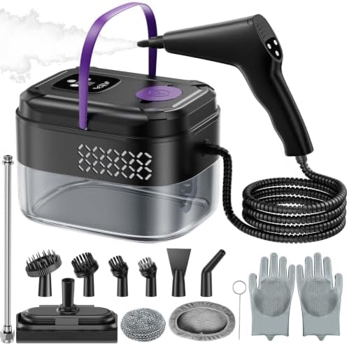 Steam Cleaner, 9s Heat-Up 248℉ Steam Cleaner for Home 19pcs Accessories by Unknown