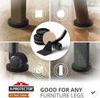 X-Protector Felt Furniture Sliders for Hard Floors & Furniture Lifter Tool - Image 4
