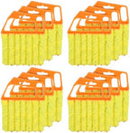 12pcs blinds cleaner tool handheld mini blind cleaner for vinyl blinds 7Finger Washable blind cleaners duster tool for Air Conditioner Window Fan Siding Dust Dirty Removable window cleaners by Unknown