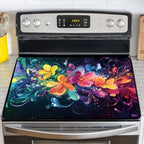 Stove Top Cover for Electric Stove,Glass Stove Top Cover, Heat Resistant Glass Cooktop Cover, Stovetop Protector, Kitchen Decor, Dish Drying Mats Cover for Ceramic Washer Top 28.5x20.5 inch by GIVEYOUTHEBEST