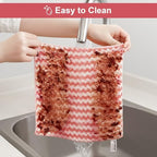 JOYMOOP Microfiber Cleaning Cloth, 6 Piece Set, Large, Multi Color - Image 4