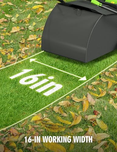 16" Artificial Grass Sweeper 1800W Artificial Turf Vacuum - Image 3