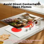 Heat-resistant Stove Top Cover - 28.5" X 20.5" Cooktop Protector Covers, Scratch-resistant Washable Pad Kitchen Countertop Mat (Vase, 28.5" x 20.5") - Image 3