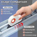2pcs 2 in 1 Groove Cleaning Brush, Easy to Store Window Track Cleaning Tools, Multifunction Window Track Cleaner, Track Cleaning Tools Suitable for Sliding Door Tracks, Shutter Door Window Track - Image 4