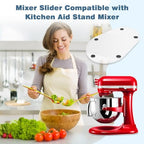 Mixer Slider Mat for Kitchen Aid 6-8 Qt Bowl Lift Stand Mixer, Sliding Tray Mixer Sliders for Kitchenaid Mixer, Kitchen Aid Accessories and Attachments, Countertop Storage, Clear - Image 6