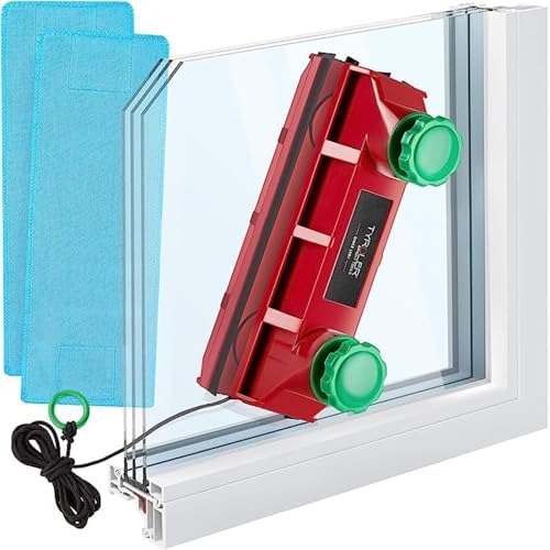 Tyroler The Glider D-4 Magnetic Window Cleaner Tool Fits Windows 0.08"-1.6" by TyrolerBrightTools