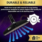 1.25" Hardwood Floor Vacuum Brush Attachment with Natural Horsehair Bristles - Includes 1-3/8" & 1.5" Adapters - Compatible with Shark, Miele, Hoover, Shop Vac, Eureka, Oreck - Image 6
