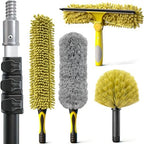 5-in-1 4-12Ft 4-Stage Telescoping Extension Pole Kit for Cleaning by ARTIPOLY