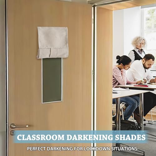 RYB HOME Classroom Door Window Cover, Privacy Sunlight Shades for Office - Image 2