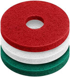 Teenyyou 3 Pcs 20" Commercial Orbiter Floor Buffer Pads, Red, Green, White by Teenyyou