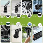 Electric Spin Scrubber, Cordless IPX7 Waterproof Dual Speed Shower Scrubber - Image 3