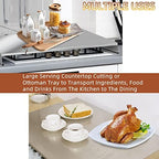 Stainless Steel Gas Stove Top Cover, Noodle Board Cooktop Cover, Kitchen Organizer for Gas and Electric Stove Range Expanding Kitchen Space, Large Size 36"x 23.6"x3", Sliver - Image 6