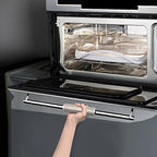 OUGAR8 Refrigerator Door Handle Covers Protective Electrical Kitchen Appliances Gloves Fridge Microwave Dishwasher Door Cloth Protector-Catches Drips,Fingerprints Dust Covers (8" L4 W, Gray Plush) - Image 5