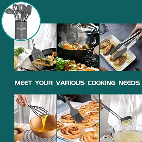 Umite Chef Kitchen Utensil Set, 15pcs Silicone Cooking Utensils - Image 4