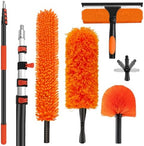 18FT High Reach Duster Cleaning Kit with 3-12 FT Extension Pole by ACTREY
